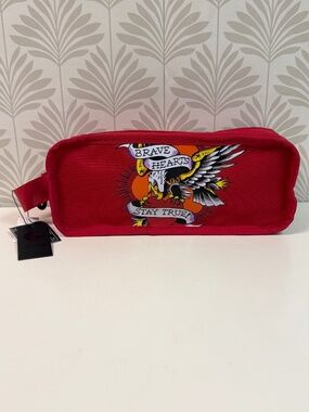 NWT Ed Hardy Red Side Essential Travel Organizer